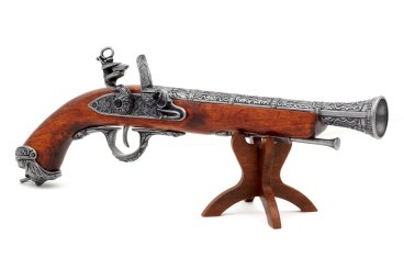 Flintlock pirate pistol, Italy 18th. C. - Pistols - Colonial and 