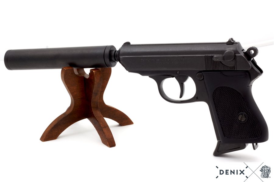 Semi Automatic Pistol With Silencer Germany Pistols World War I Ii