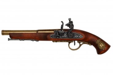 Pistolet à silex (gaucher), France, 18ème siècle.